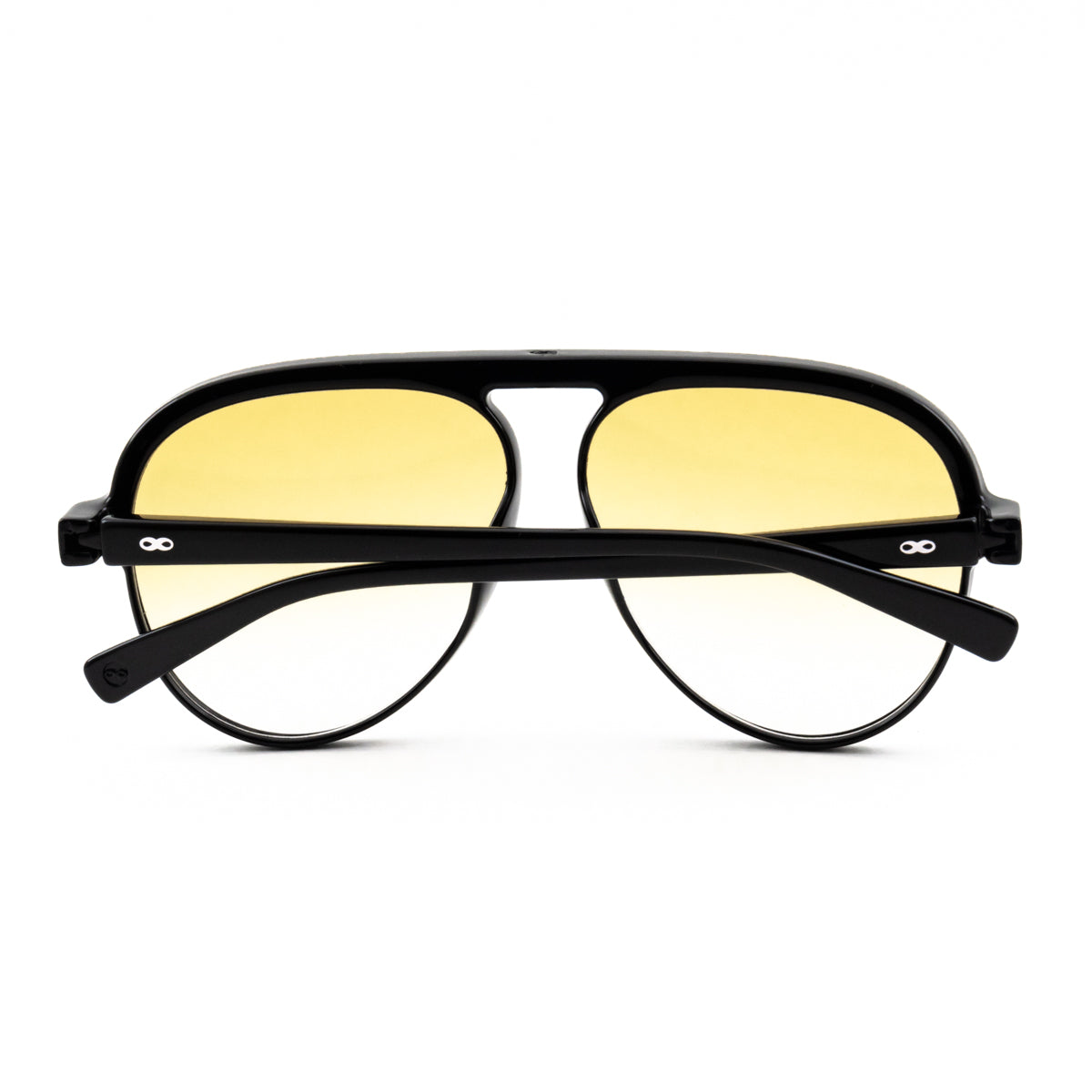 Paris Negro Brillo Lente Naranja Degradé