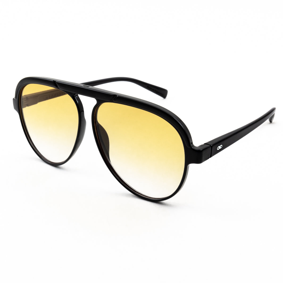 Paris Negro Brillo Lente Naranja Degradé