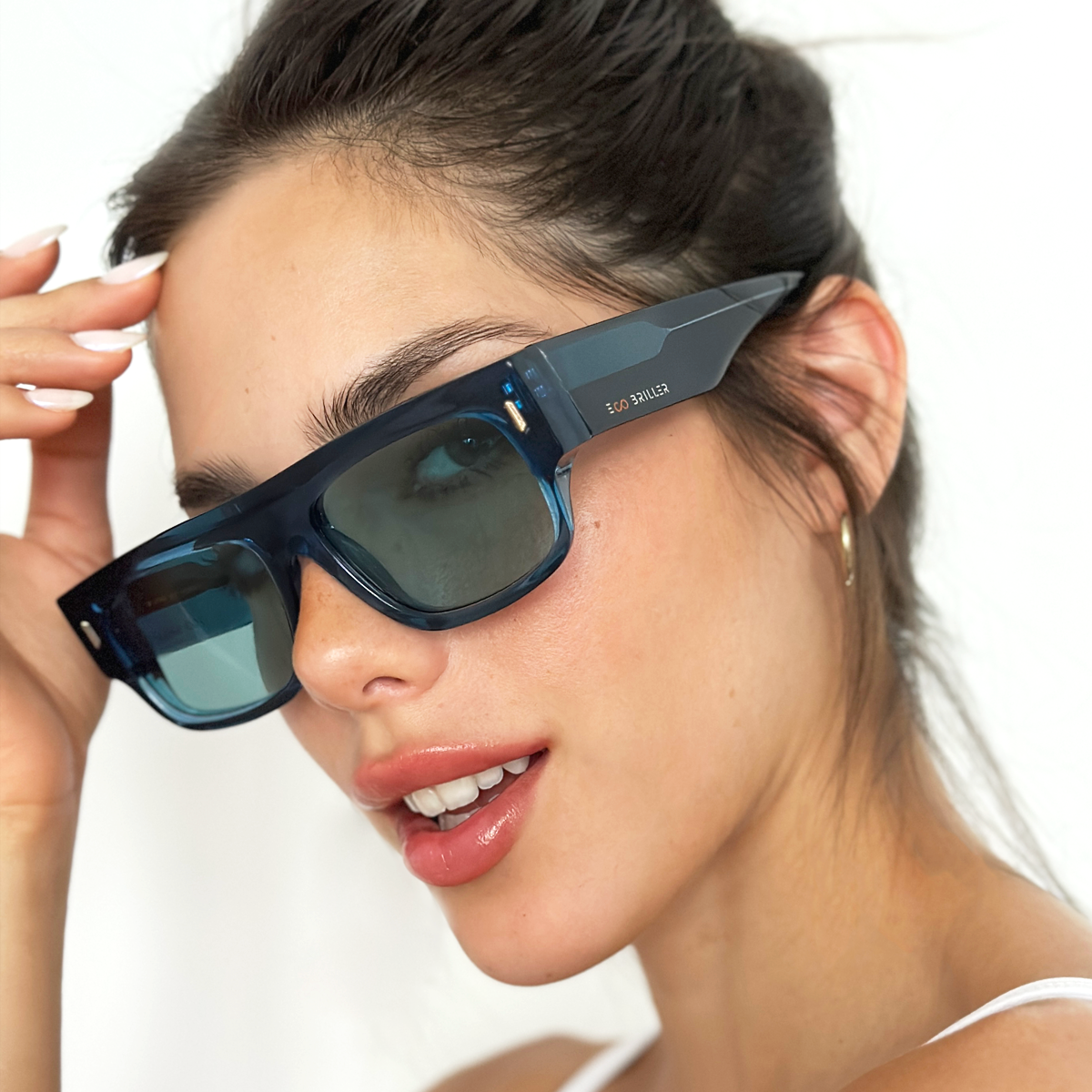 Glasgow Translucido Azul Lente Turquesa Eco Sustentable