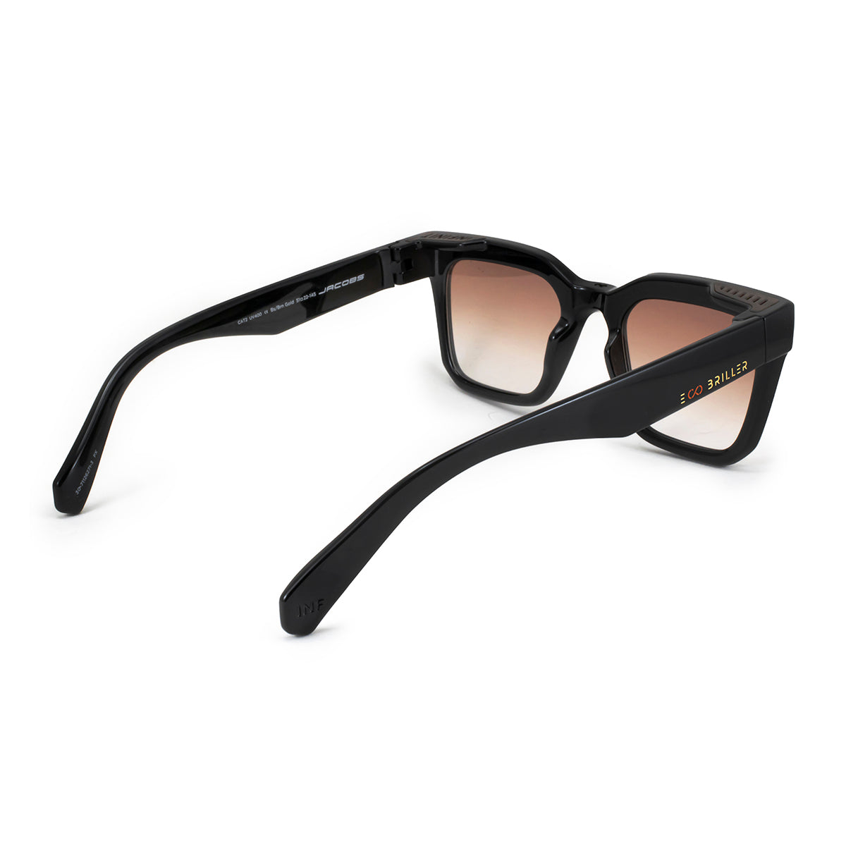 Jacobs Negro Brillo Lente Marron Degrade Eco Sustentable