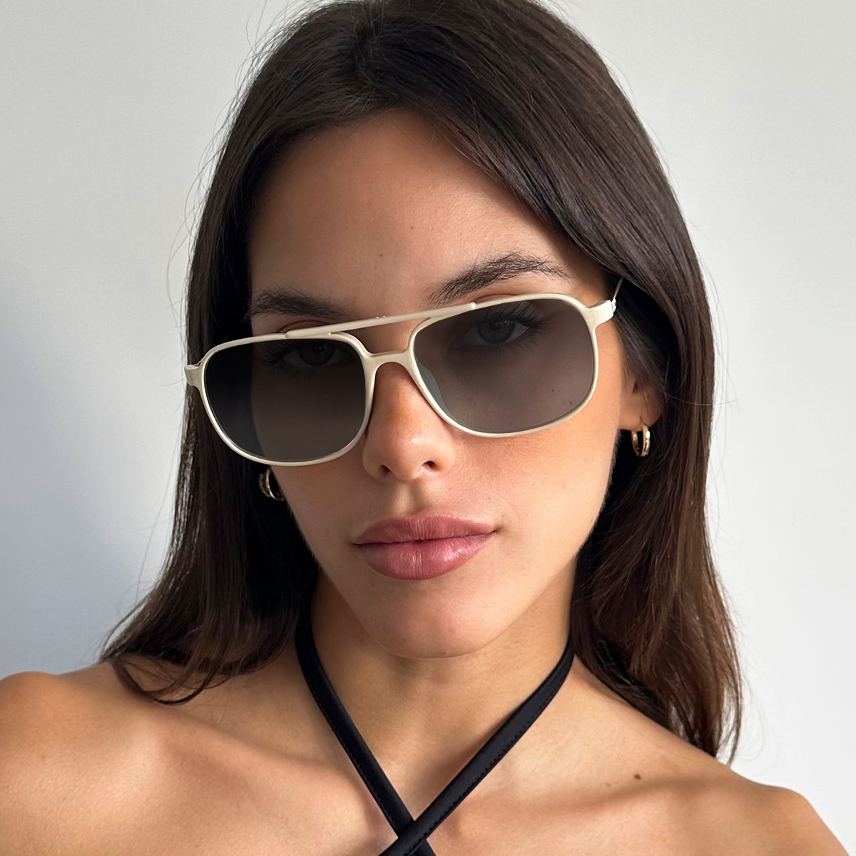 Caravan Bone Shiny Lente Gris Degrade