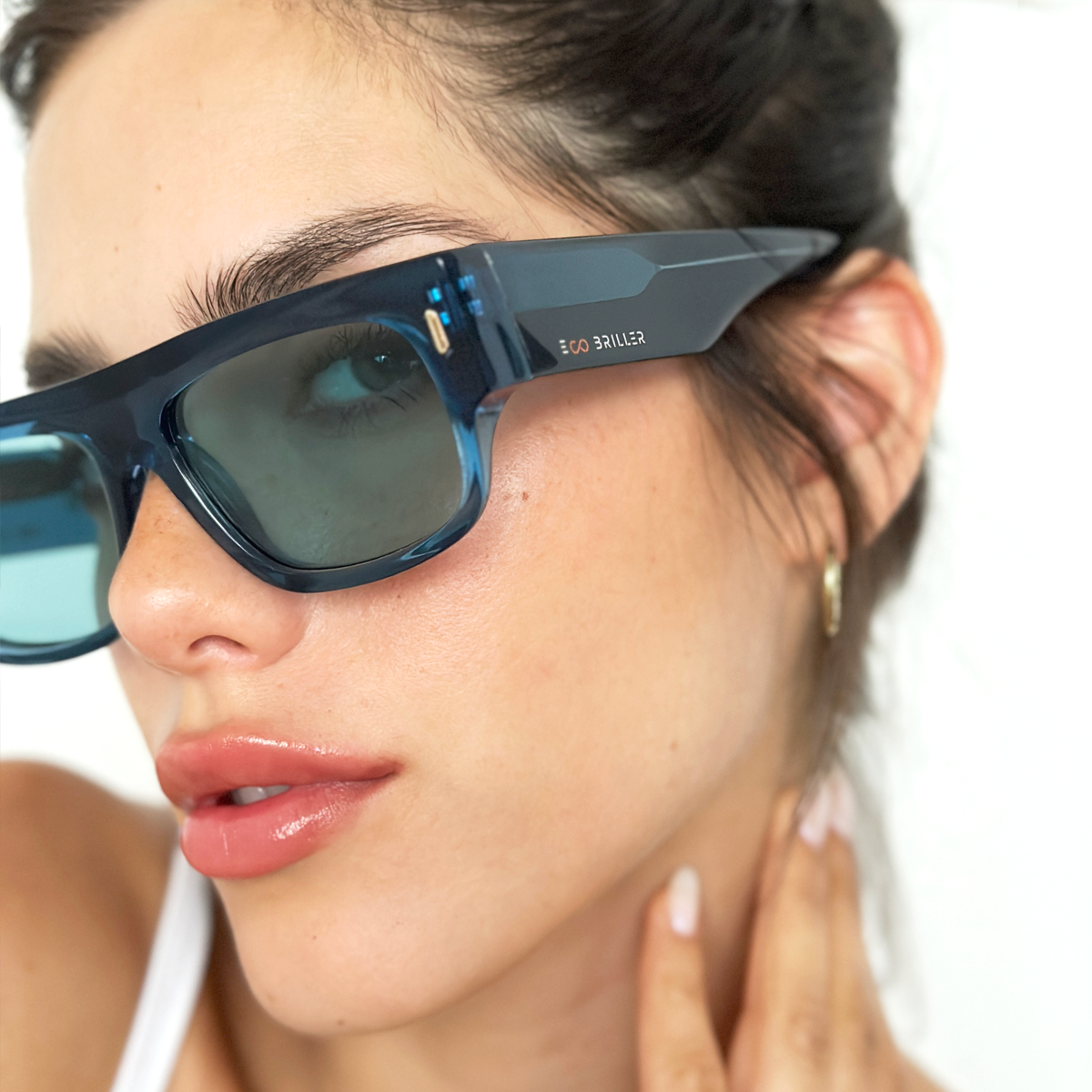 Glasgow Translucido Azul Lente Turquesa Eco Sustentable