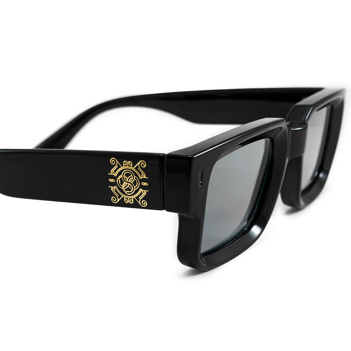 Exclamation Negro Brillo Lente Gris Snake - imagen 1