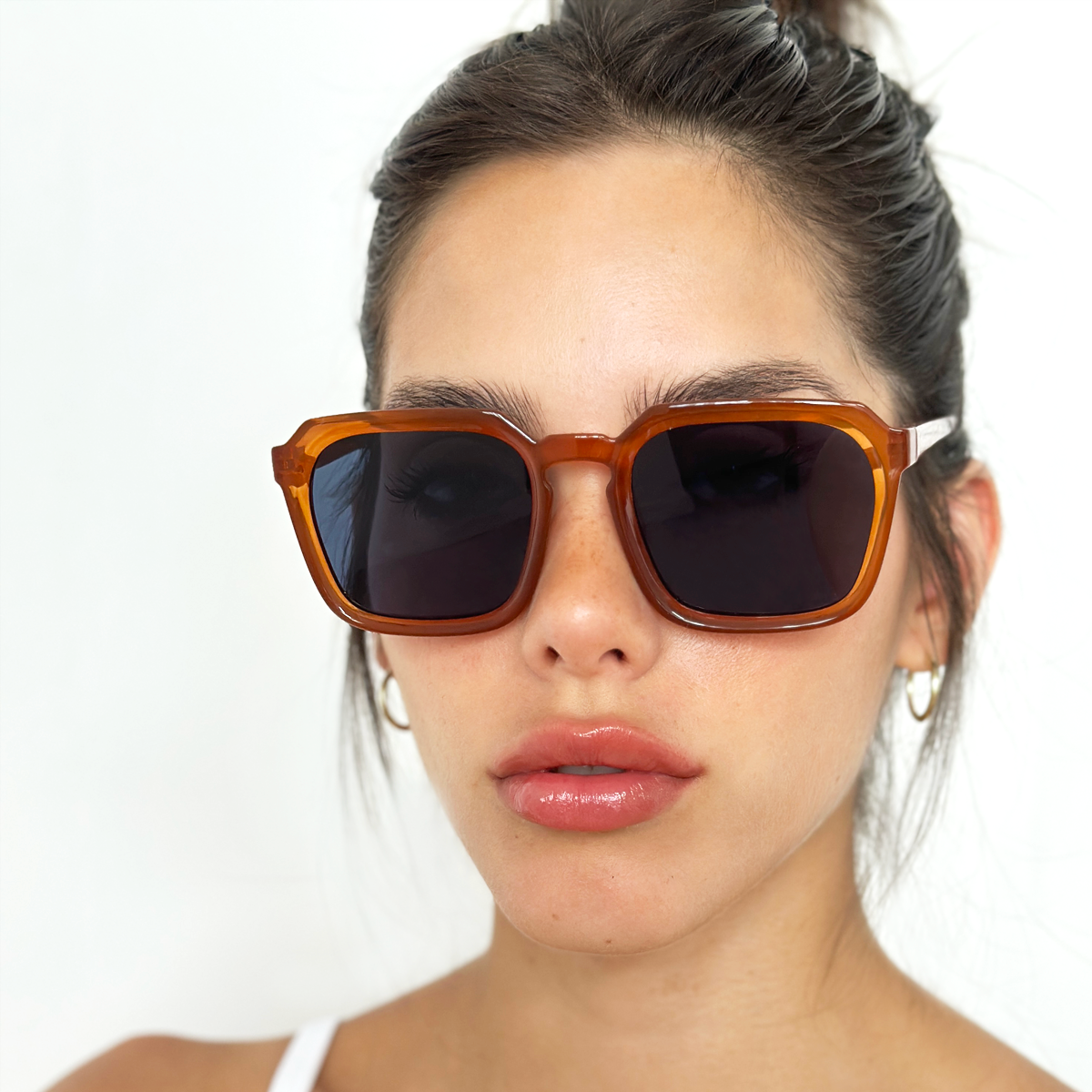 Monaco Dark Honey Lente Azul