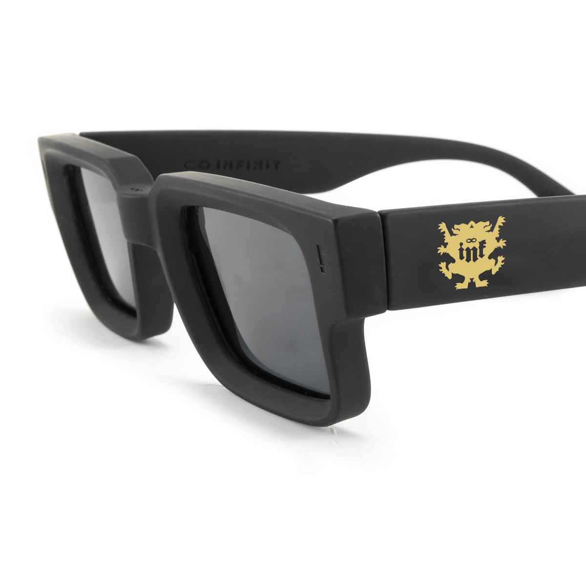 Exclamation Negro Mate Lente Gris Heraldico