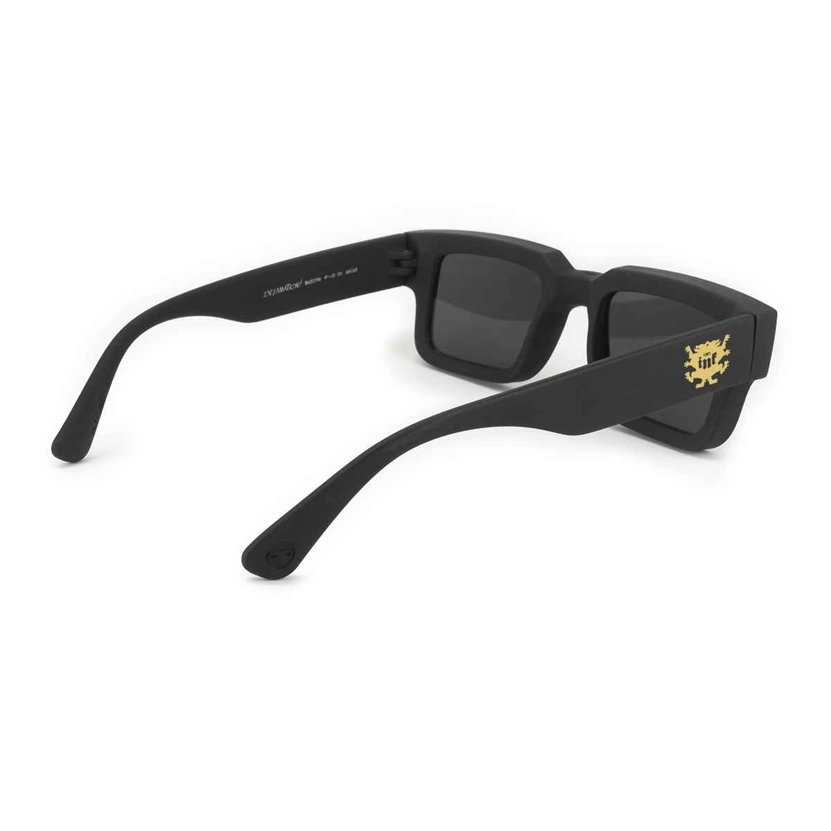 Exclamation Negro Mate Lente Gris Heraldico