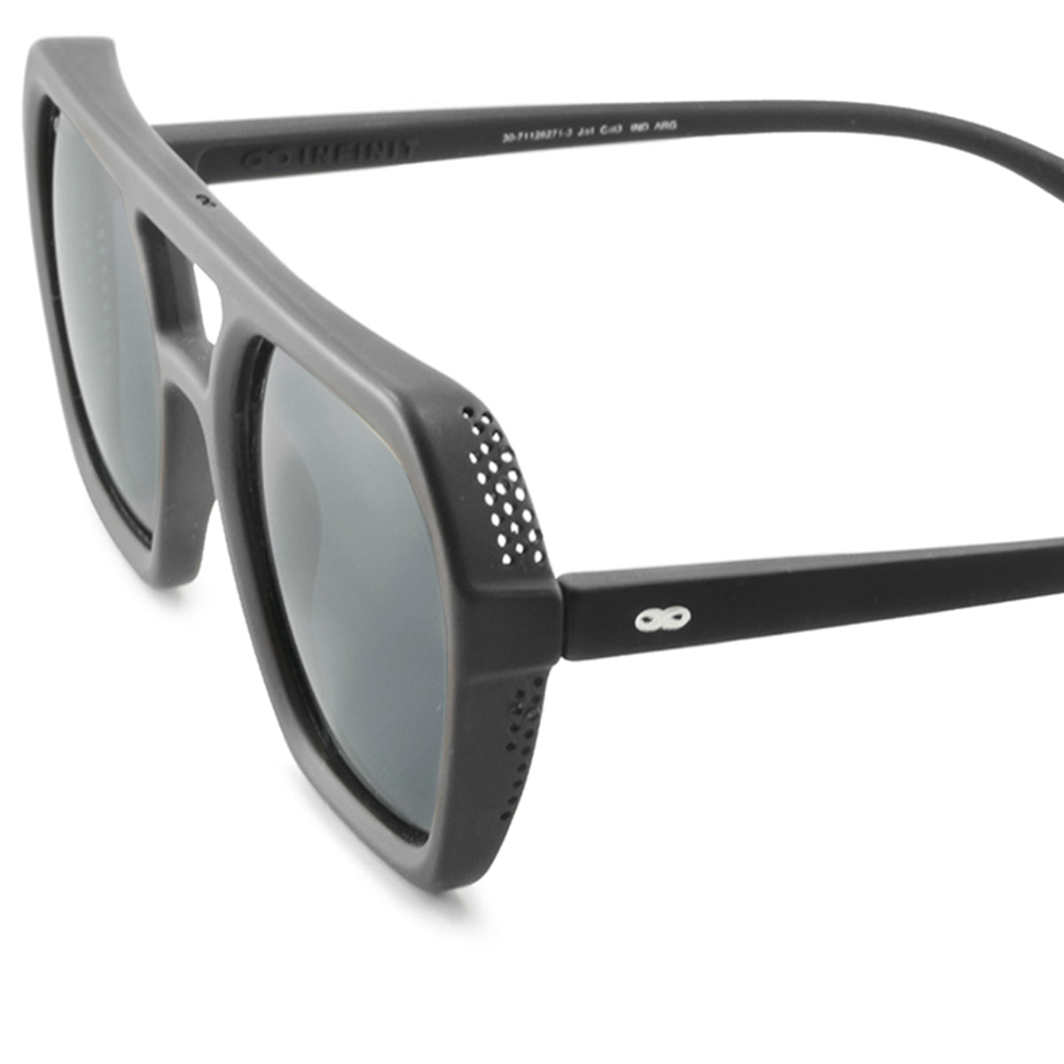 Lyon Negro Mate Lente Gris Polarizado