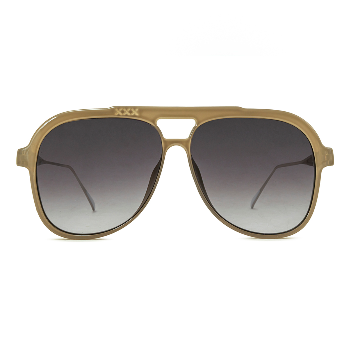 Triple Xxx Metal Milky Brown Lente Gris Degrade