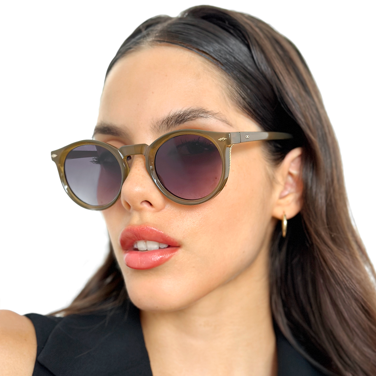 Holbox Milky Brown Lente Gris Degrade - imagen 2