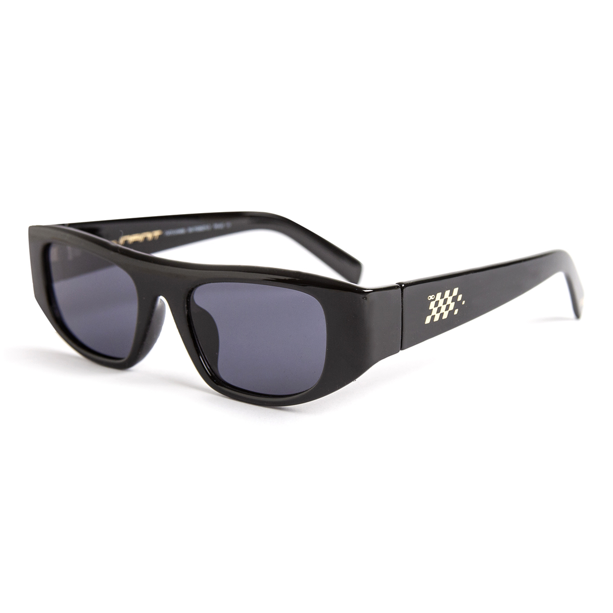 V8 Negro Brillo Lente Gris
