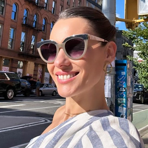 Milan Milky Brown Lente Gris Degradé By Pampita