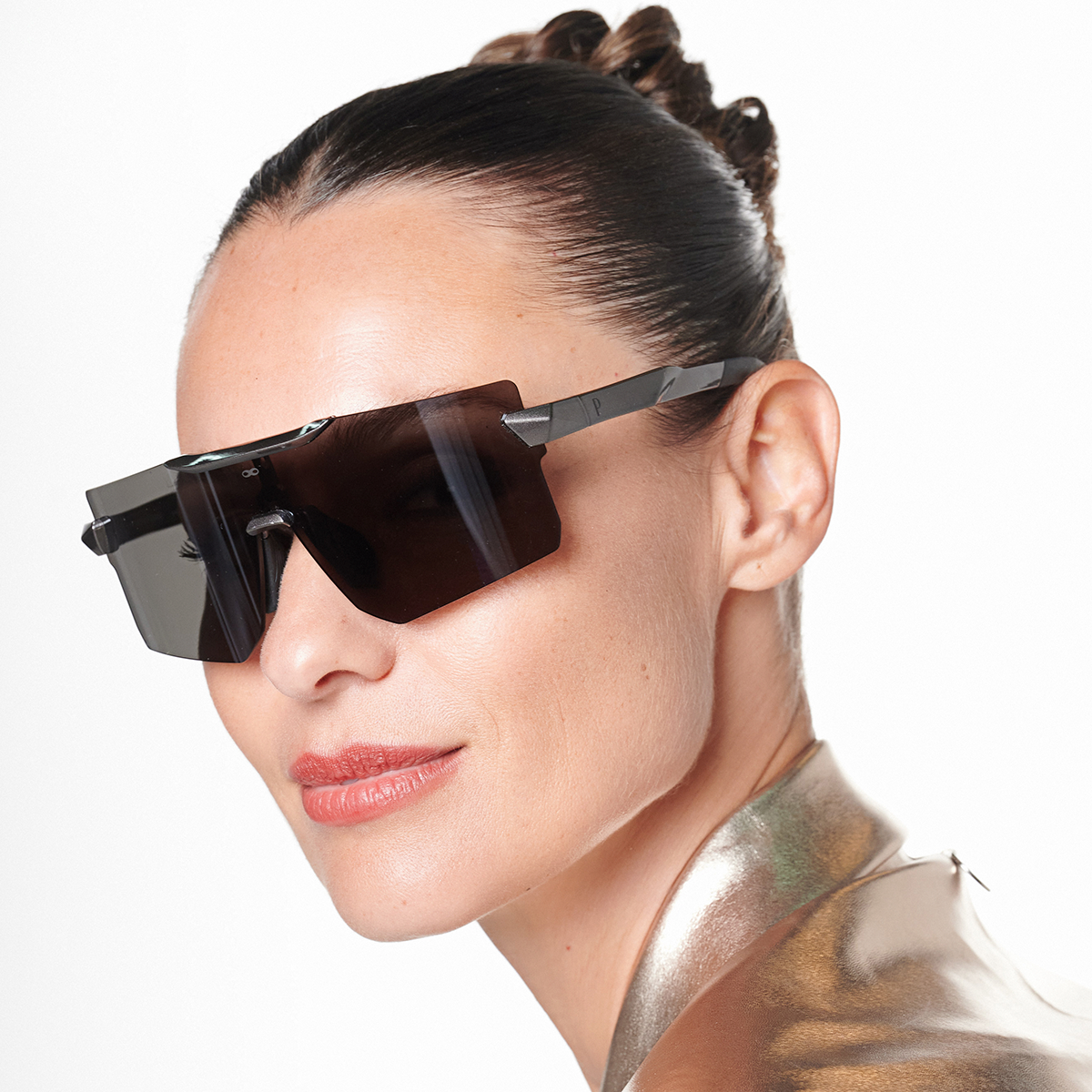 Doha Gris Lente Espejada Plomo By Pampita