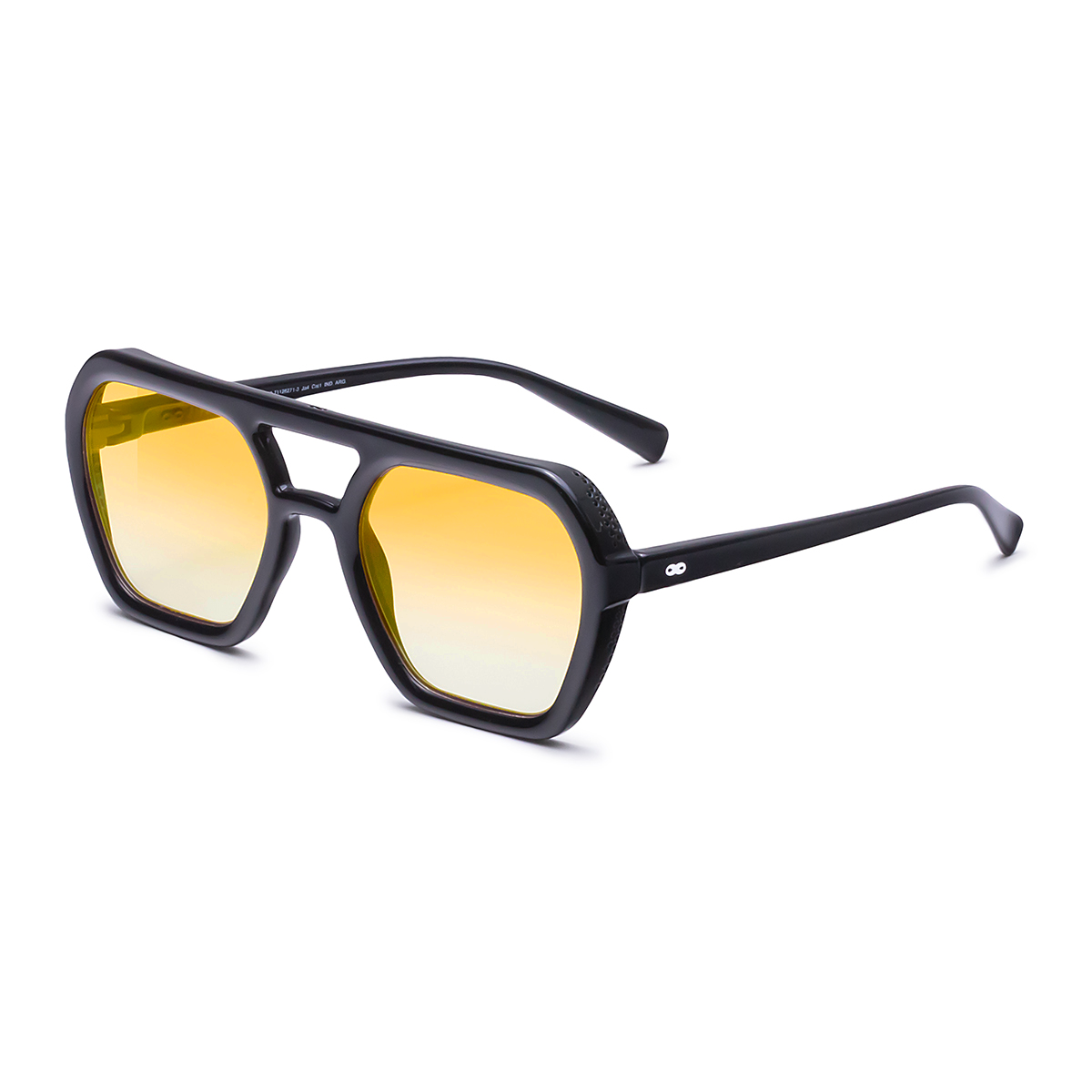 Lyon Negro Brillo Lente Naranja Degradé