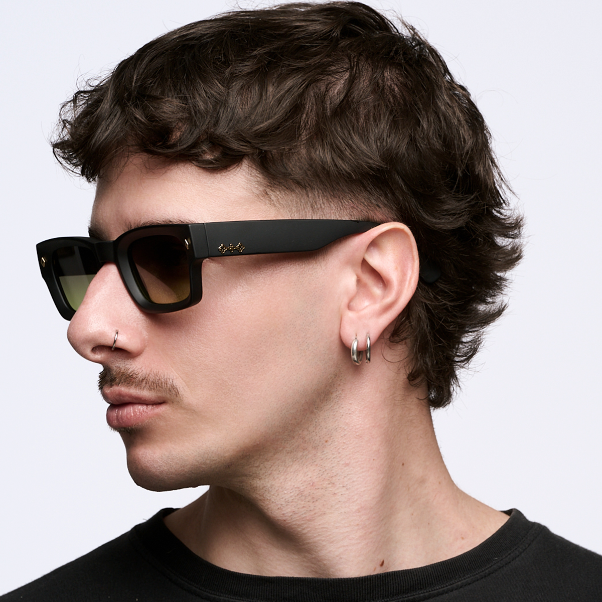 Admiration Negro Mate Lente Verde Musgo Degrade