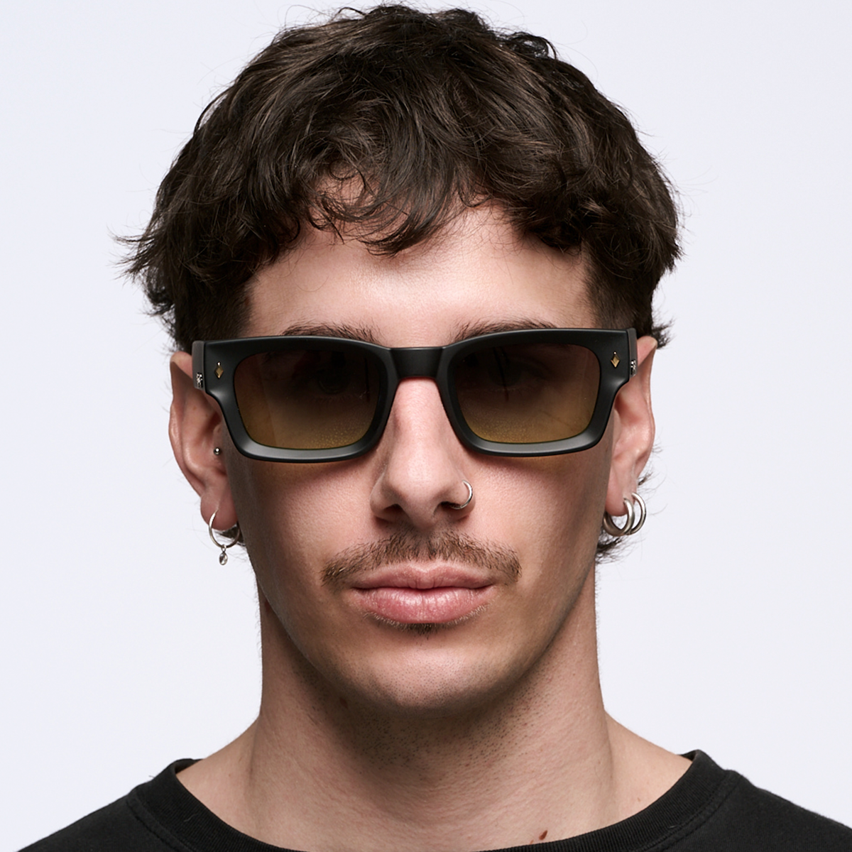 Admiration Negro Mate Lente Verde Musgo Degrade