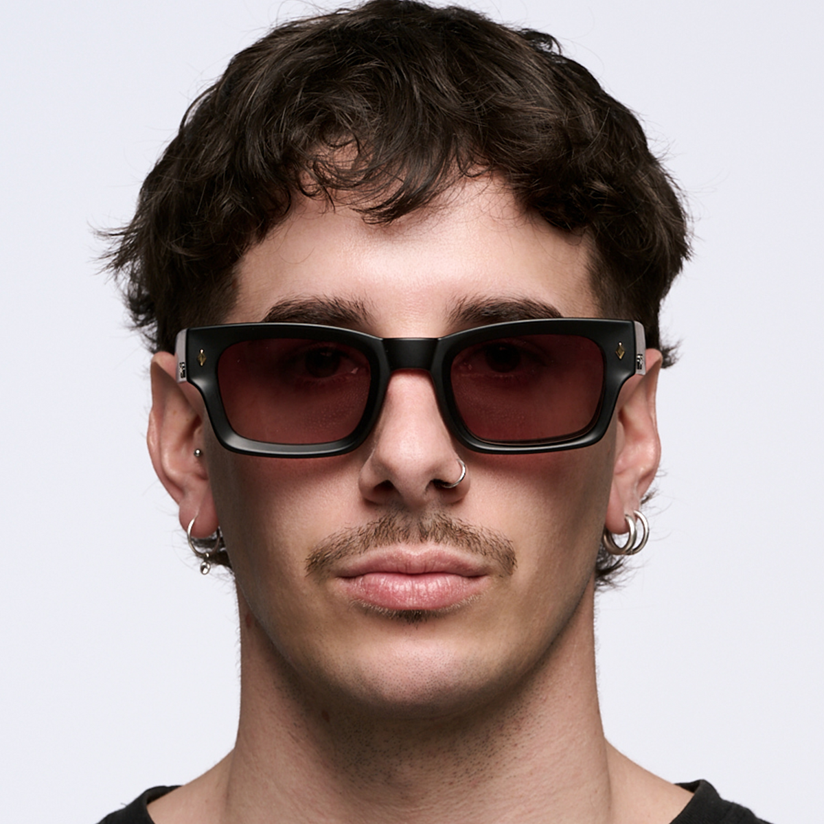 Admiration Negro Mate Wood Lente Marron Degrade