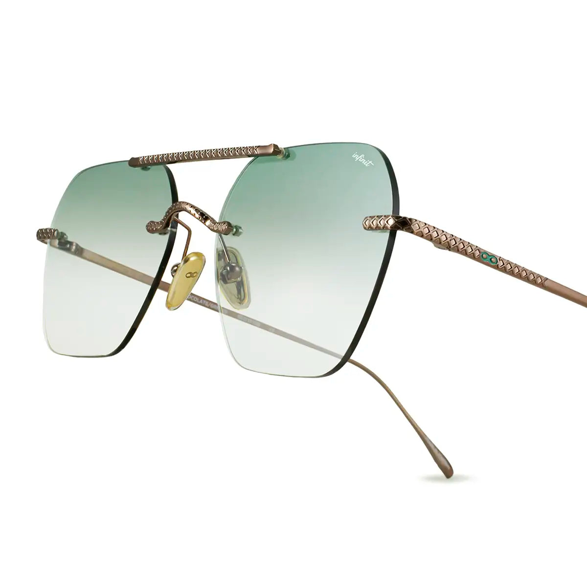 Lyon Metal Chocolate Lente Verde Degrade