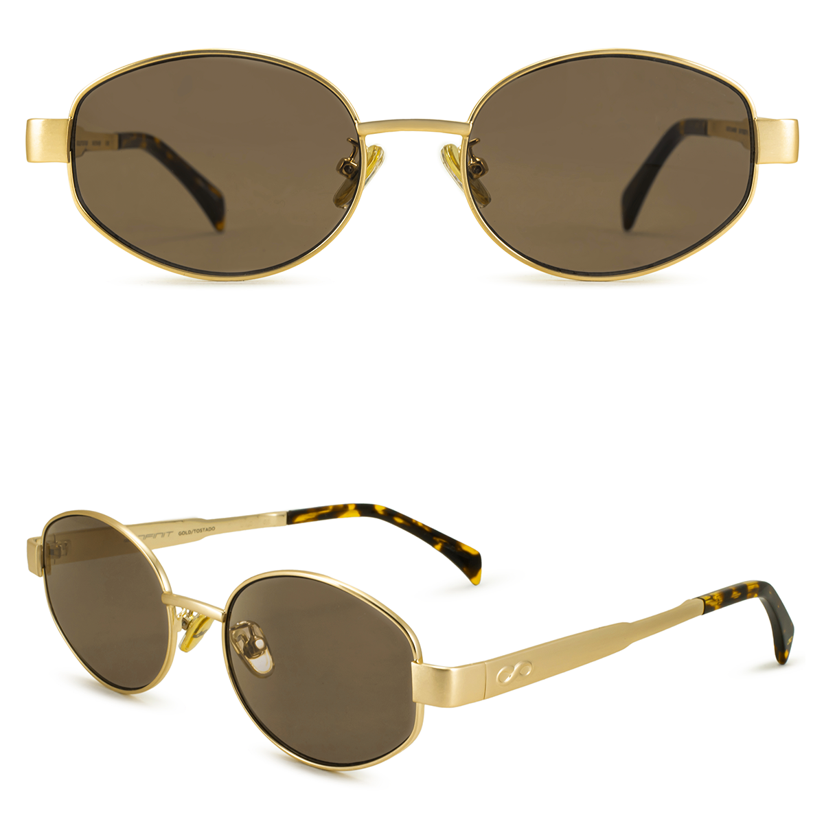 Alaska Dorado Lente Marron