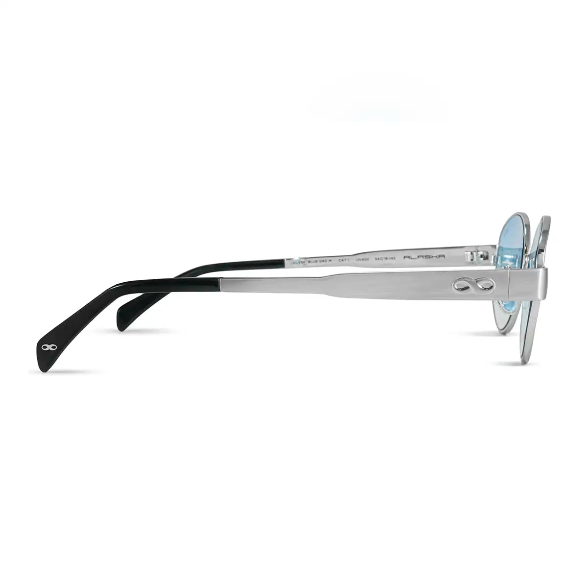 Alaska Plateado Lente Azul Degrade
