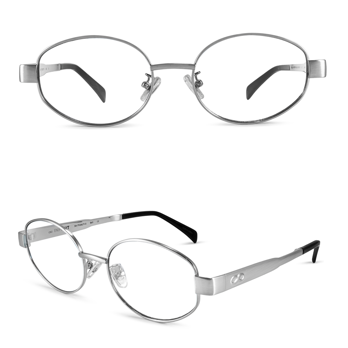 Anteojos Filtro Luz Azul Alaska Plateado Infinit