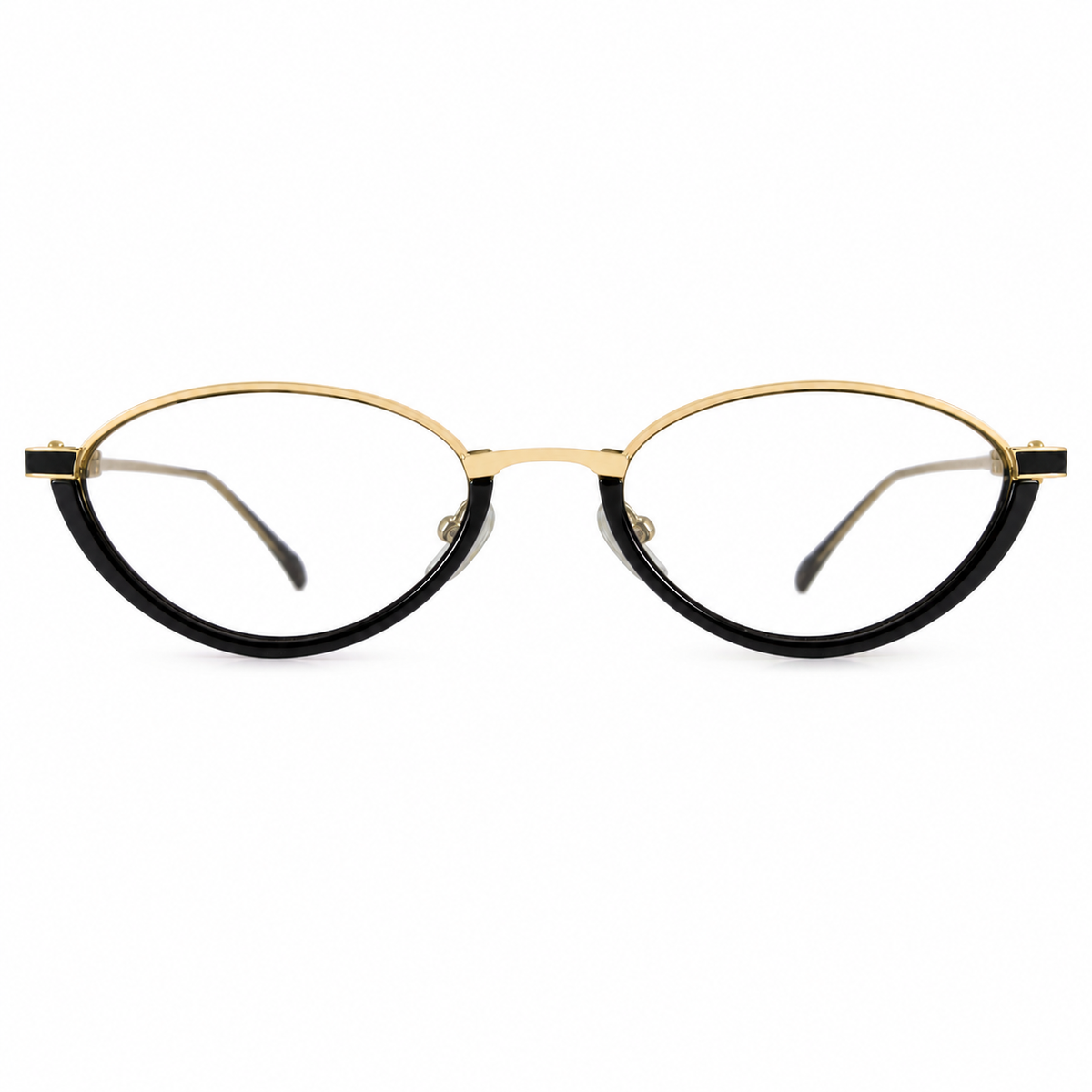 Armazon Anello Dorado Negro Brillo