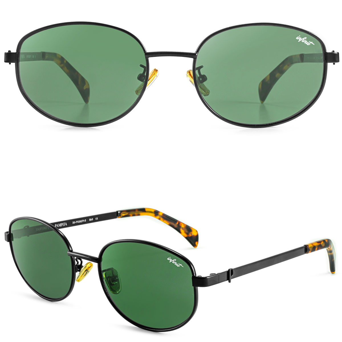 Anglet Negro Lente Verde By Pampita