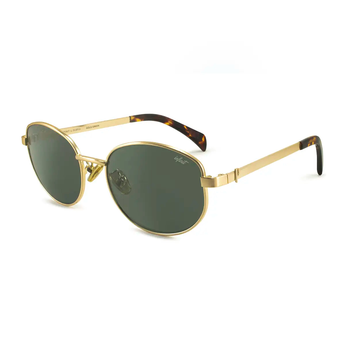 Anglet Dorado Lente Verde By Pampita