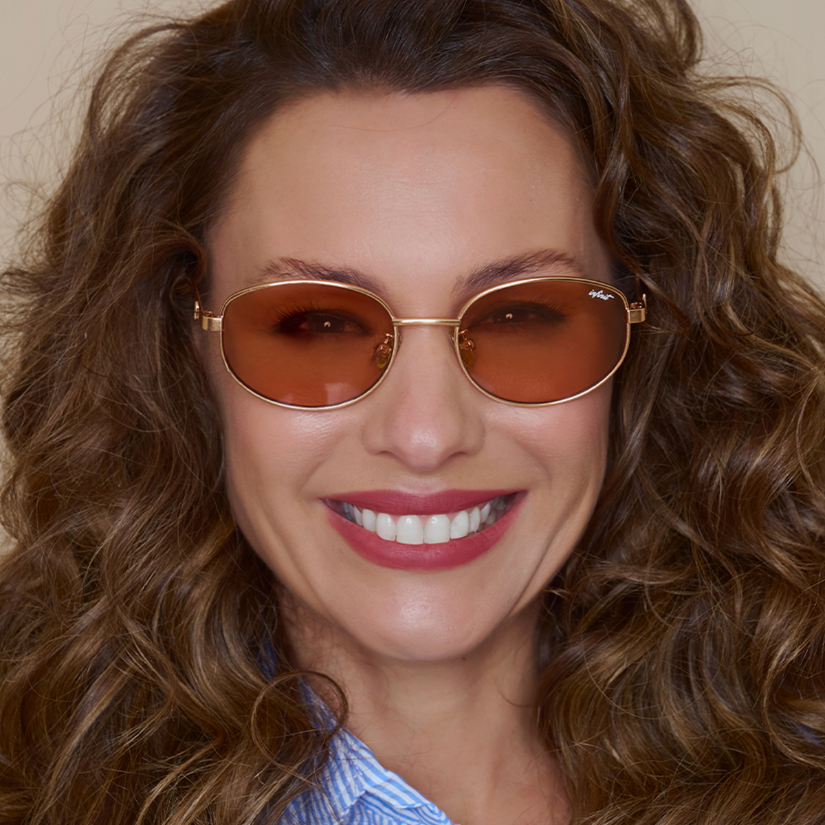 Anglet Dorado Lente Coral By Pampita