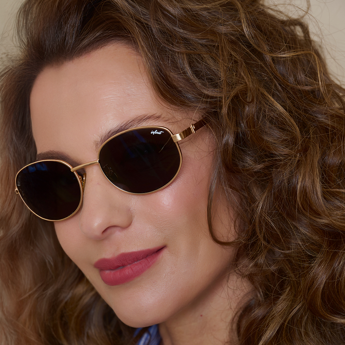 Anglet Dorado Lente Gris By Pampita