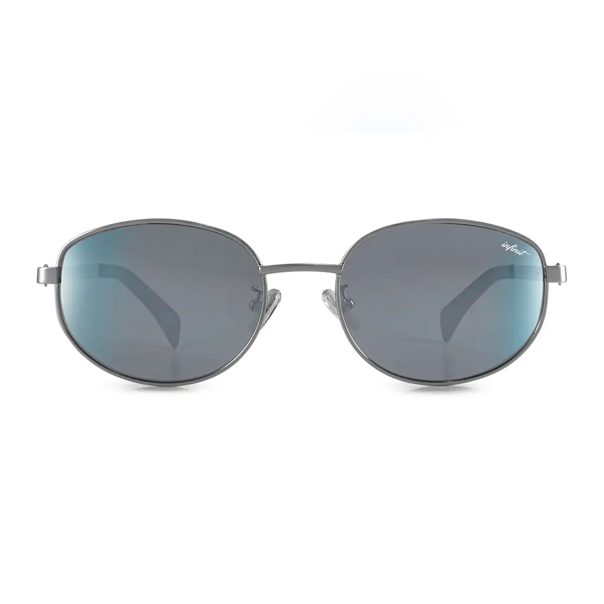 Anglet Plateado Lente Espejada Plomo By Pampita