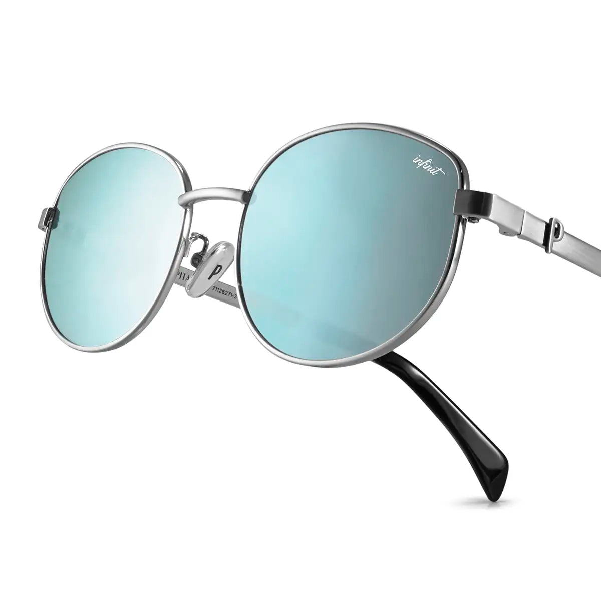 Anglet Plateado Lente Espejada Plomo By Pampita