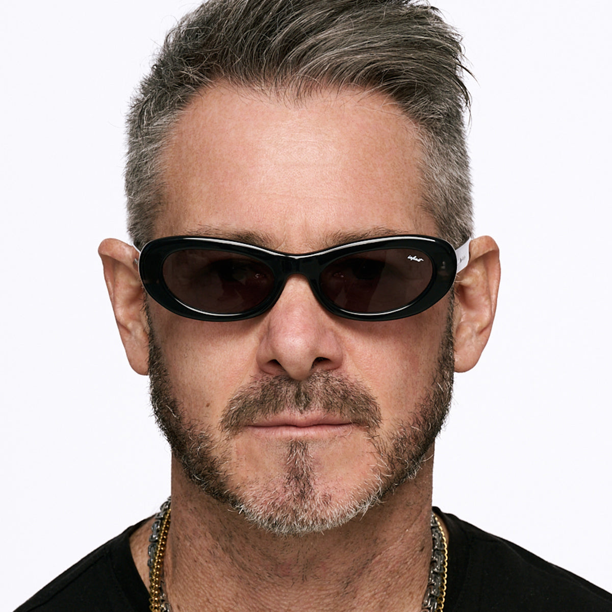 Asahi Negro Brillo Lente Gris