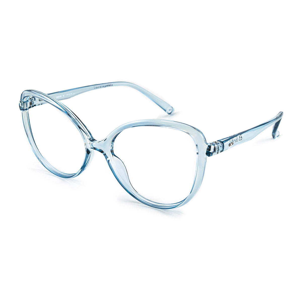 Anteojos Filtro Luz Azul Barcelona Translucido Celeste