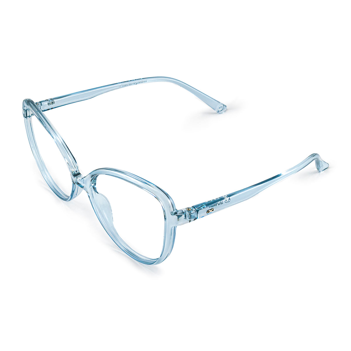 Anteojos Filtro Luz Azul Barcelona Translucido Celeste