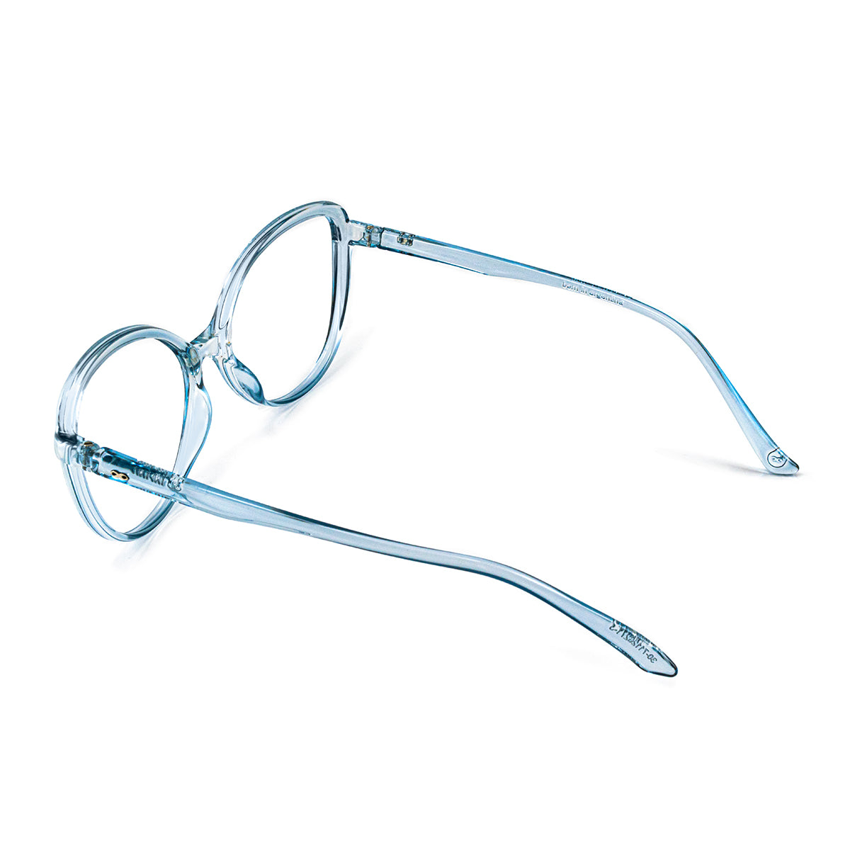 Anteojos Filtro Luz Azul Barcelona Translucido Celeste