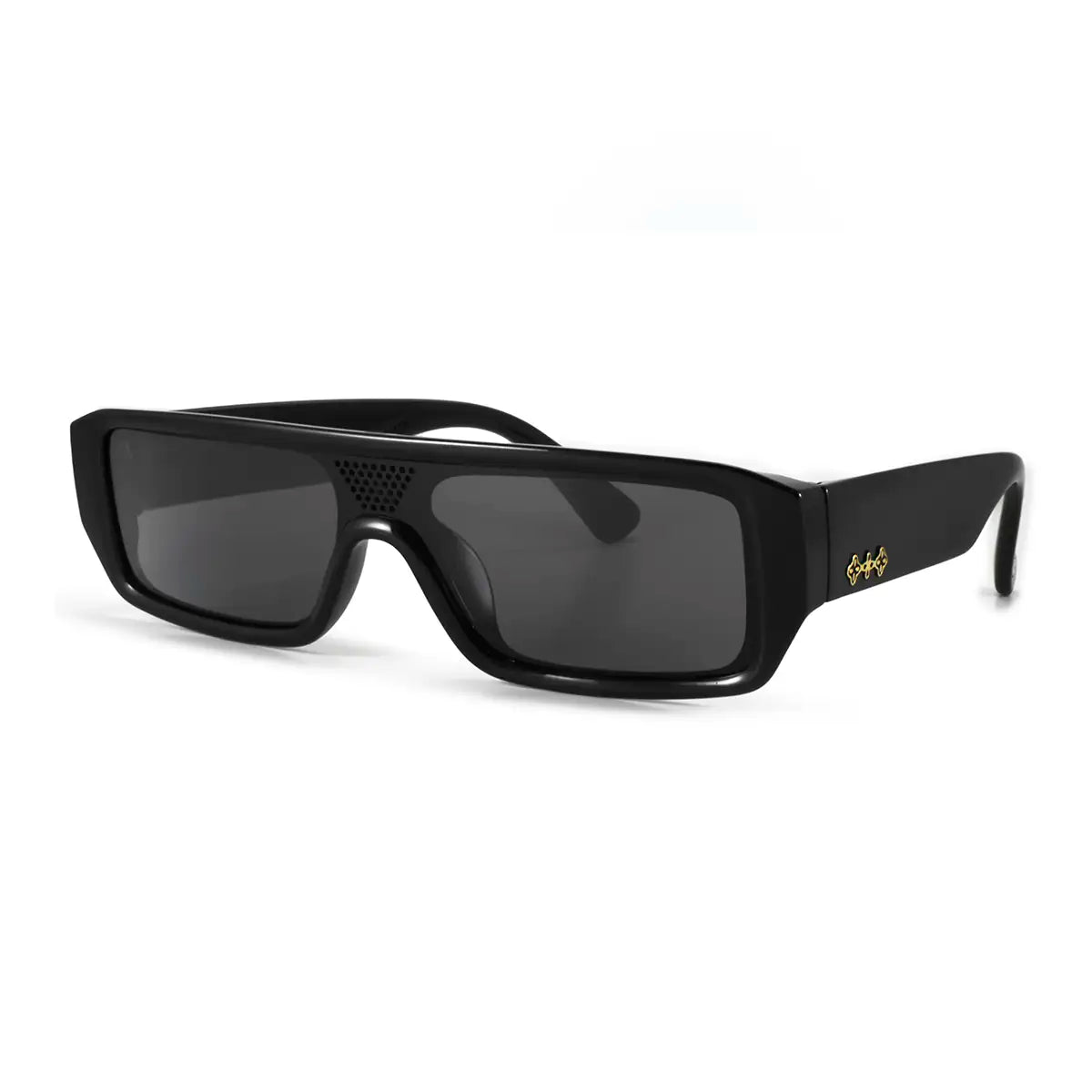 Beijing Negro Brillo Lente Gris