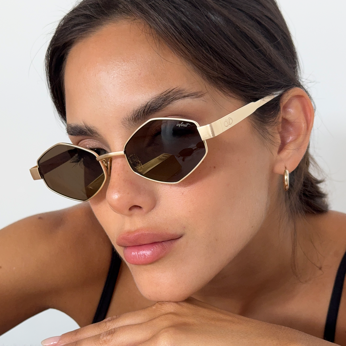 Belice Dorado Lente Marron