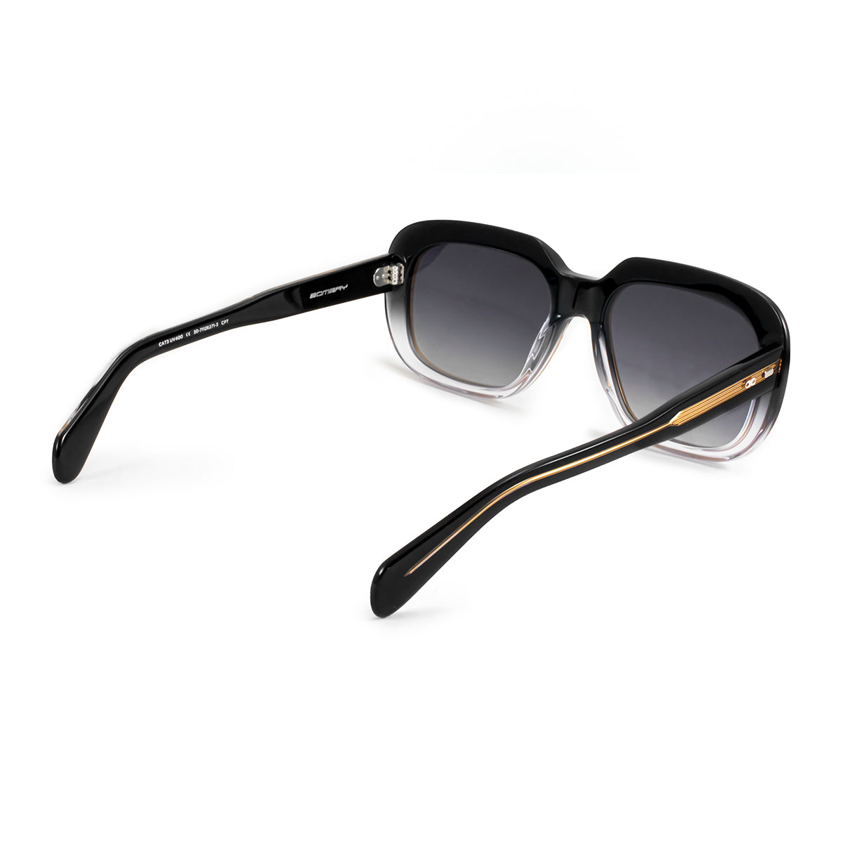 Anteojos De Sol Bombay Premium Series Negro Lente Gris Degrade