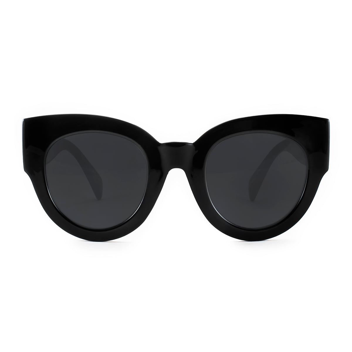Bonn Negro Brillo Lente Gris By Pampita