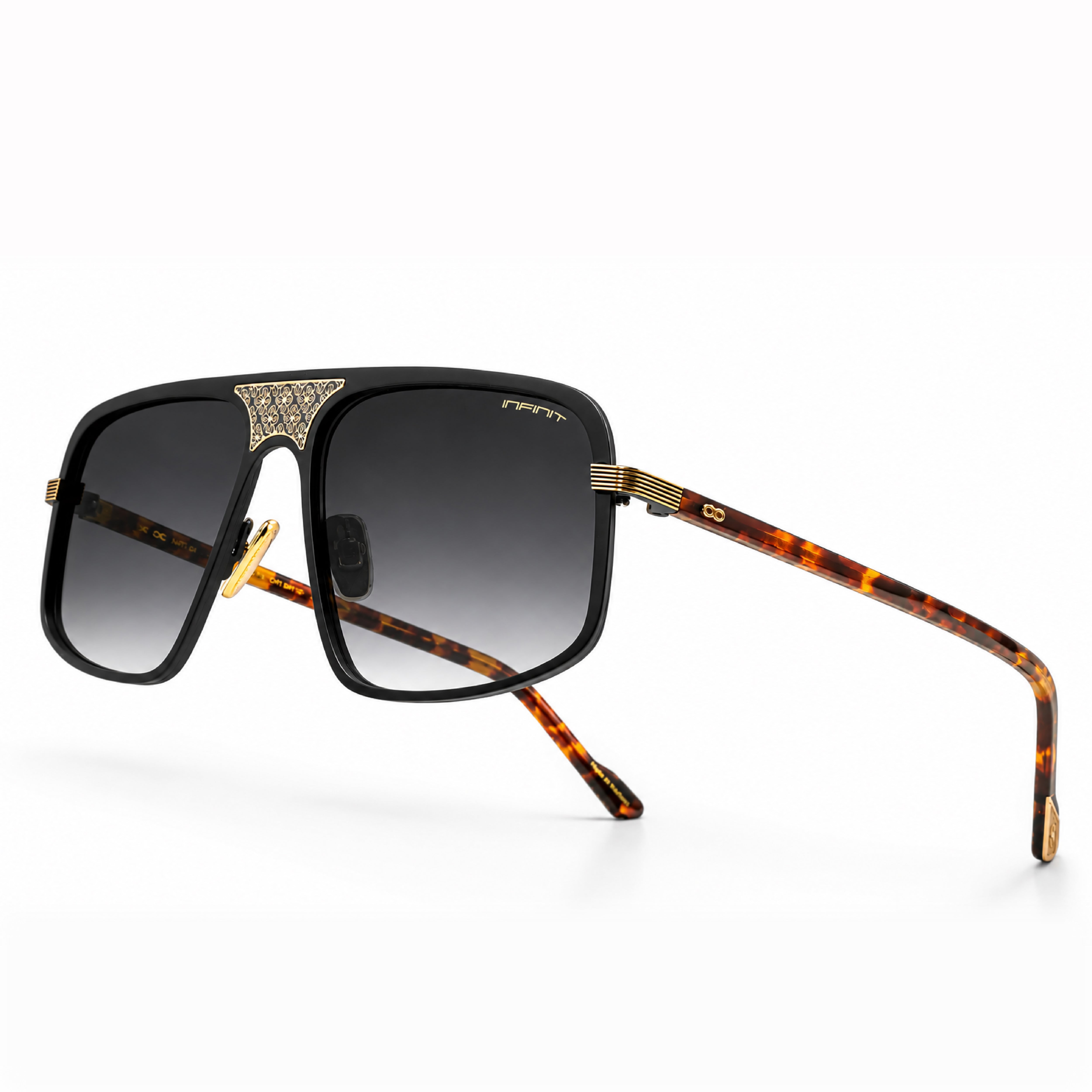 Bosco Negro Carey Lente Gris Degrade