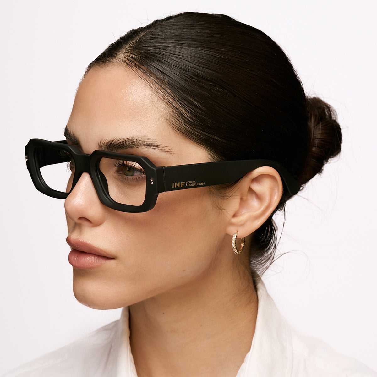 Anteojos Filtro Luz Azul Bronx Negro Mate