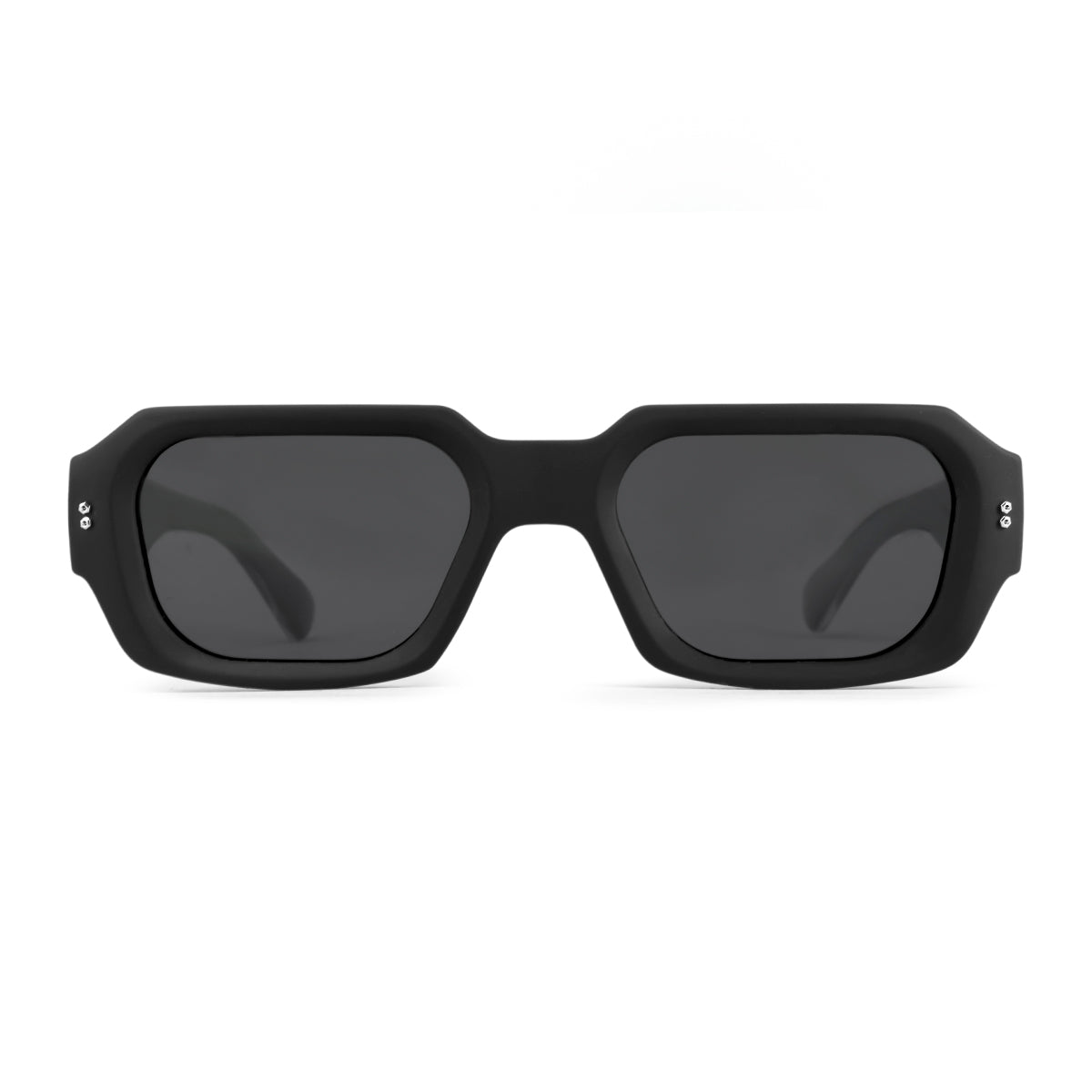 Anteojos De Sol Bronx Premium Series Negro Mate Lente Gris Polarizado