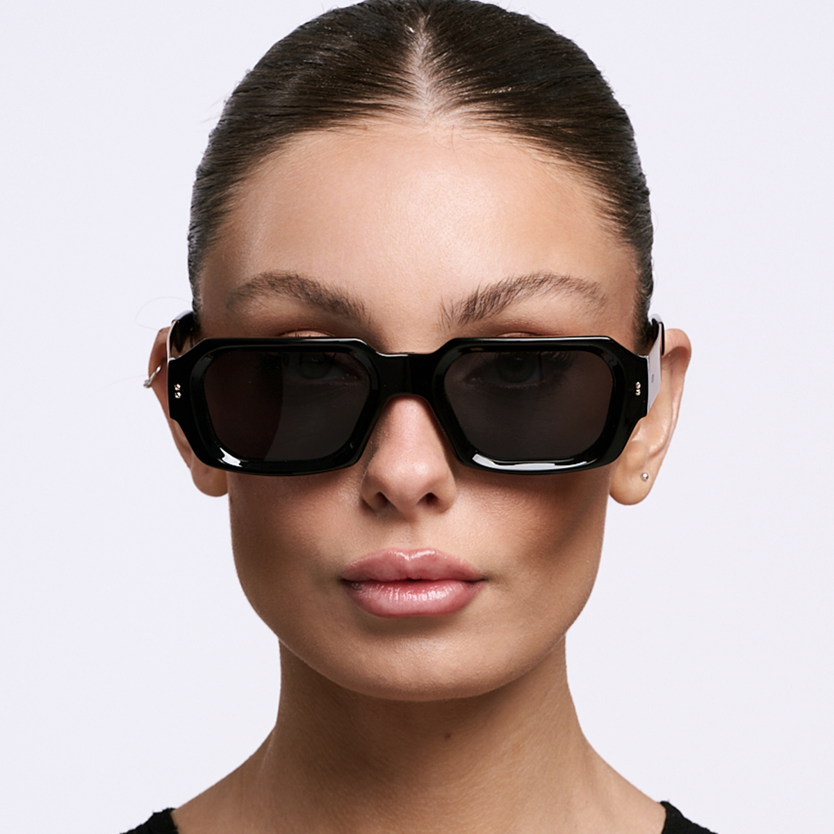 Bronx Metal Negro Lente Gris