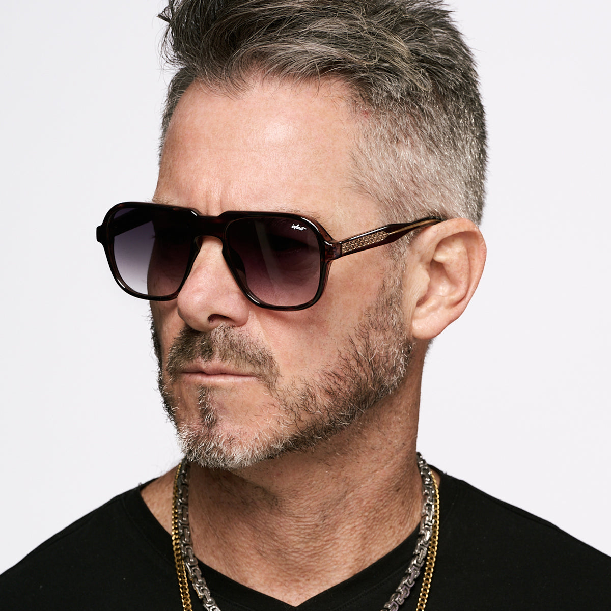 Burdeos Carey Wood Lente Gris Degrade