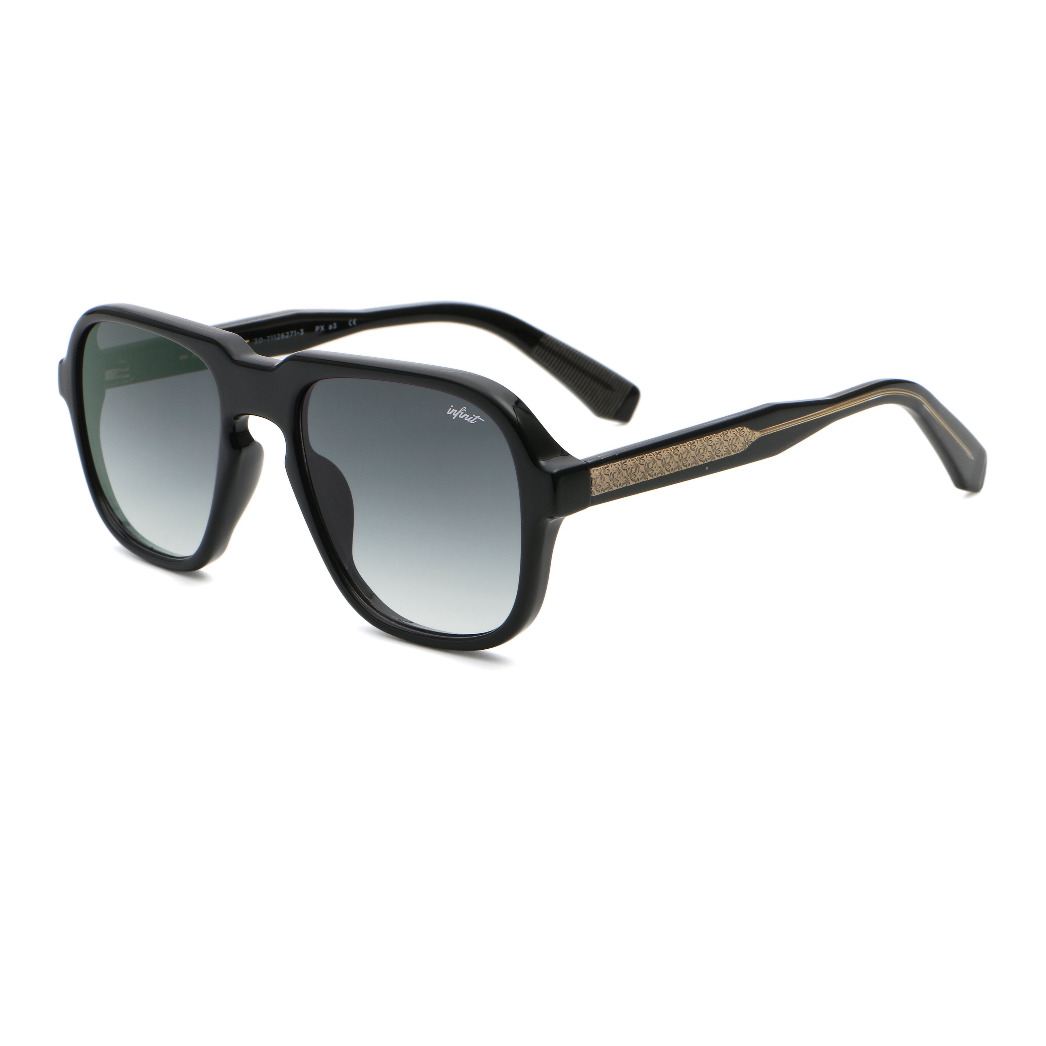 Burdeos Negro Brillo Lente Gris Degrade