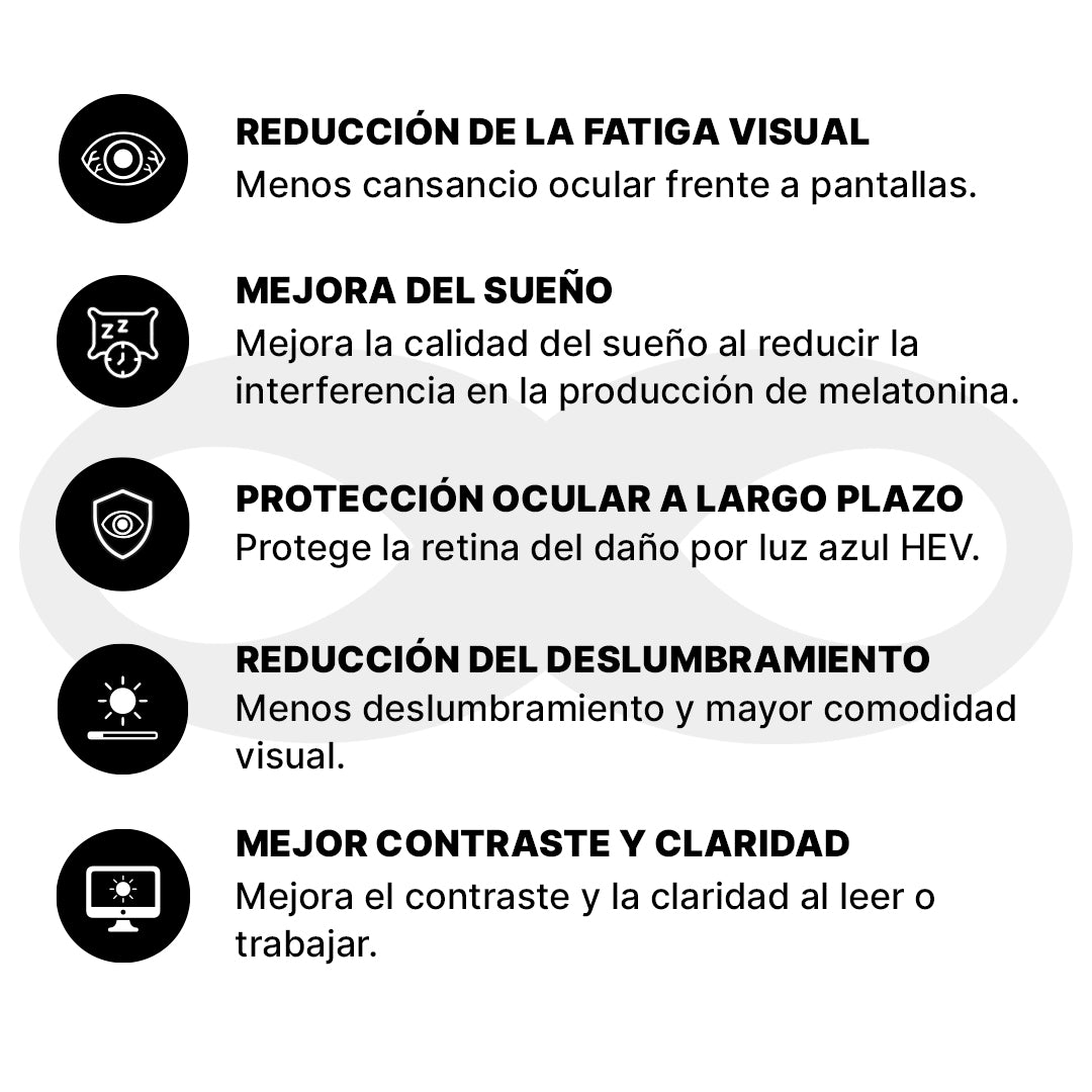 Lentes con Filtro de Luz Azul INFINIT