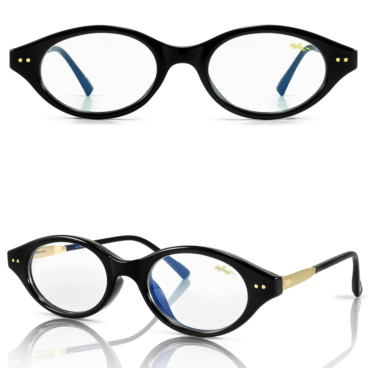 Anteojos Filtro Luz Azul Cali Negro Brillo con Antireflejo