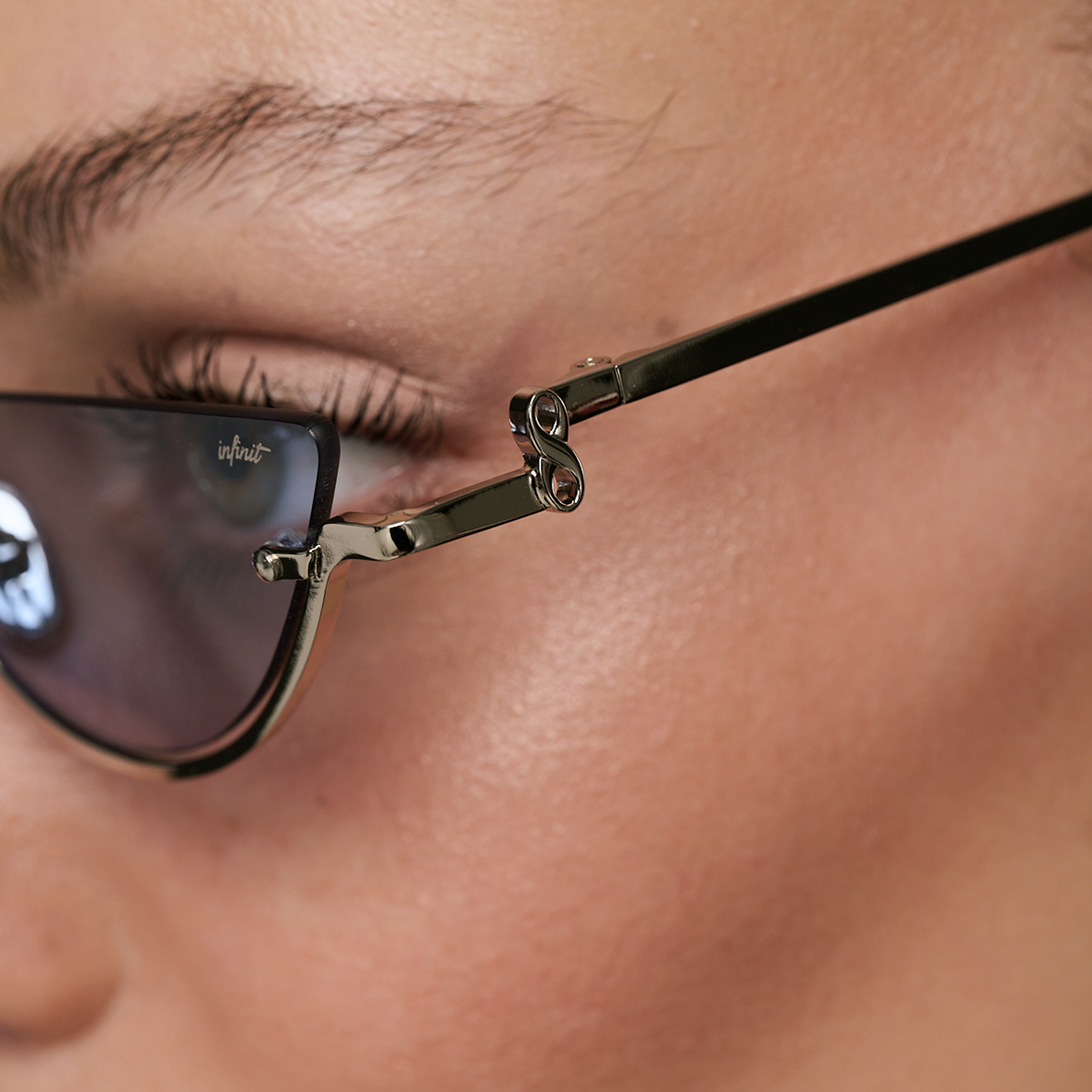 Capri Plateado Lente Celeste