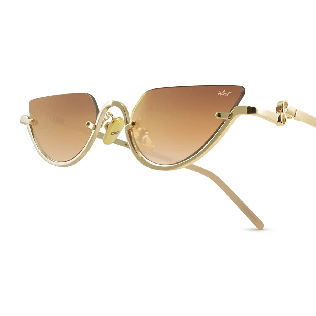 Capri Dorado Lente Suave Espejada Naranja