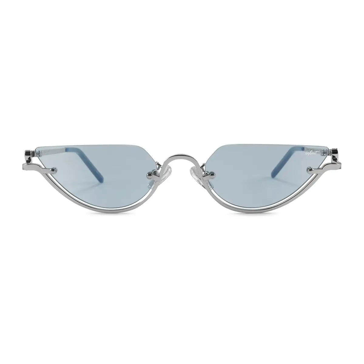 Capri Plateado Lente Celeste